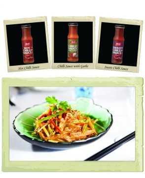 Chilled Duck Salad with Jelly Fish