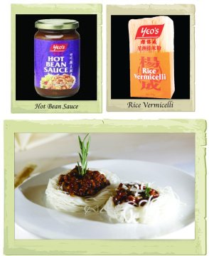 Vermicelli tossed with Hot Spicy Minced Pork